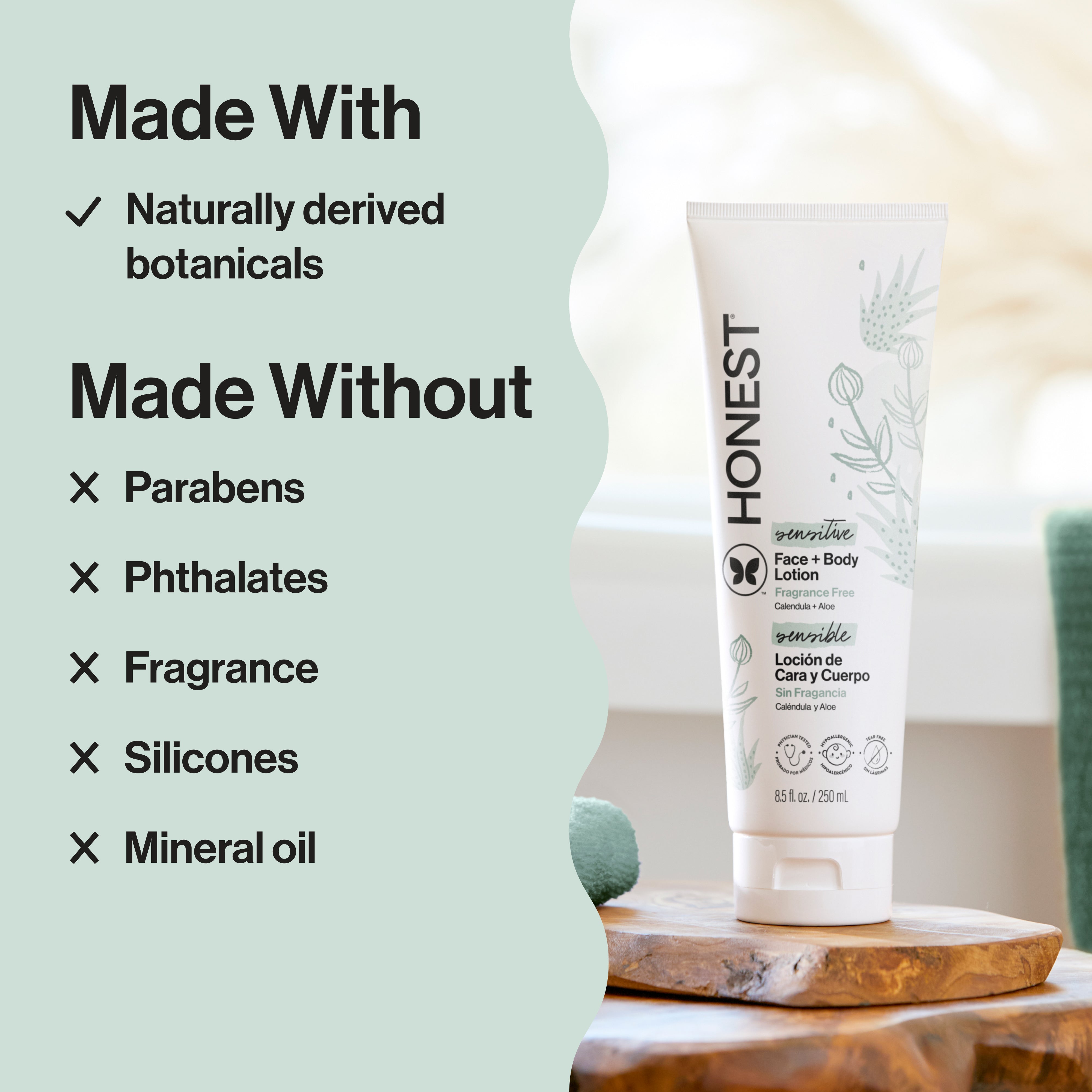 Face + Body Lotion, Sensitive - Image 4