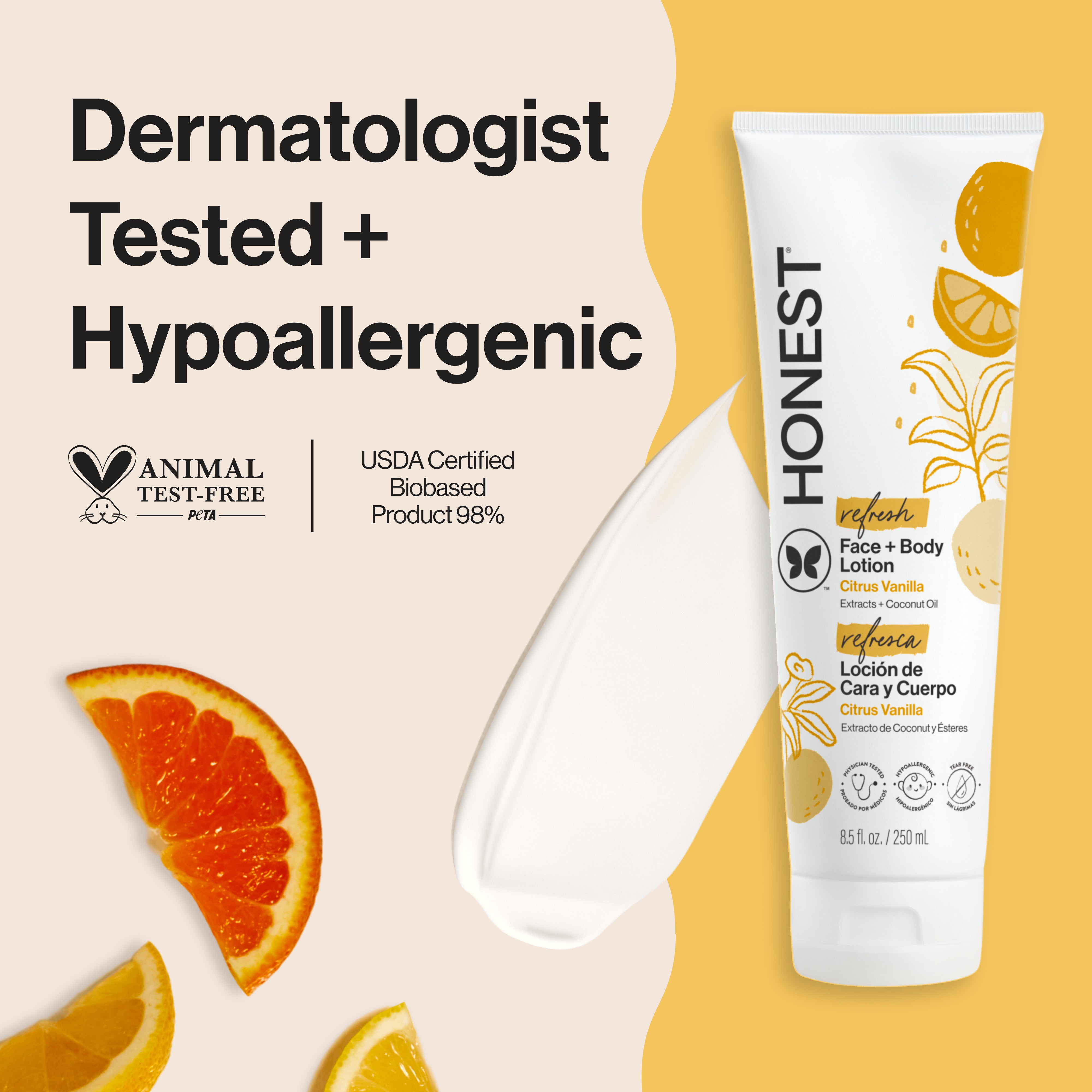 Alternative view of Face + Body Lotion, Refresh