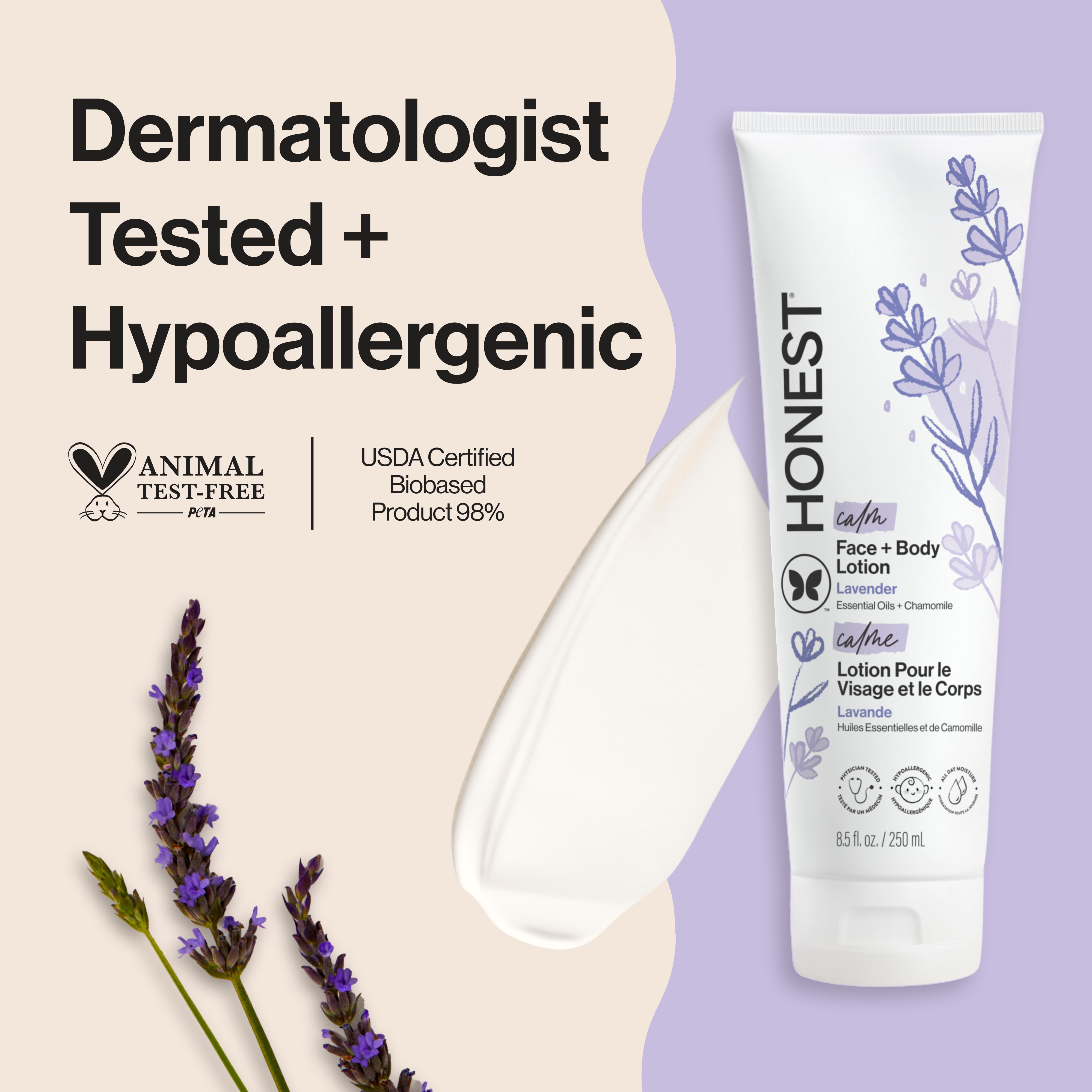 Alternative view of Face + Body Lotion, Calm