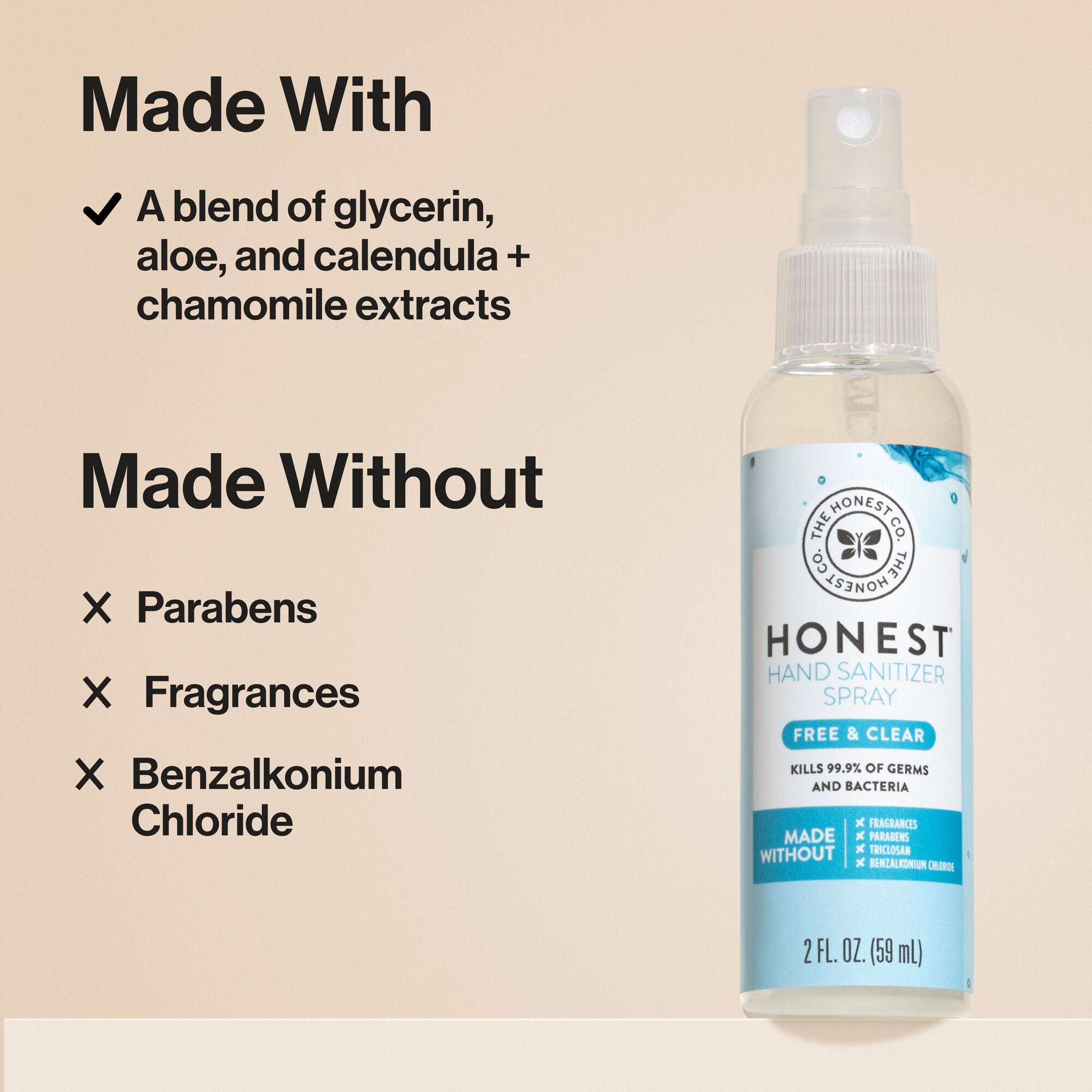 Hand Sanitizer Spray, Free + Clear - Image 6