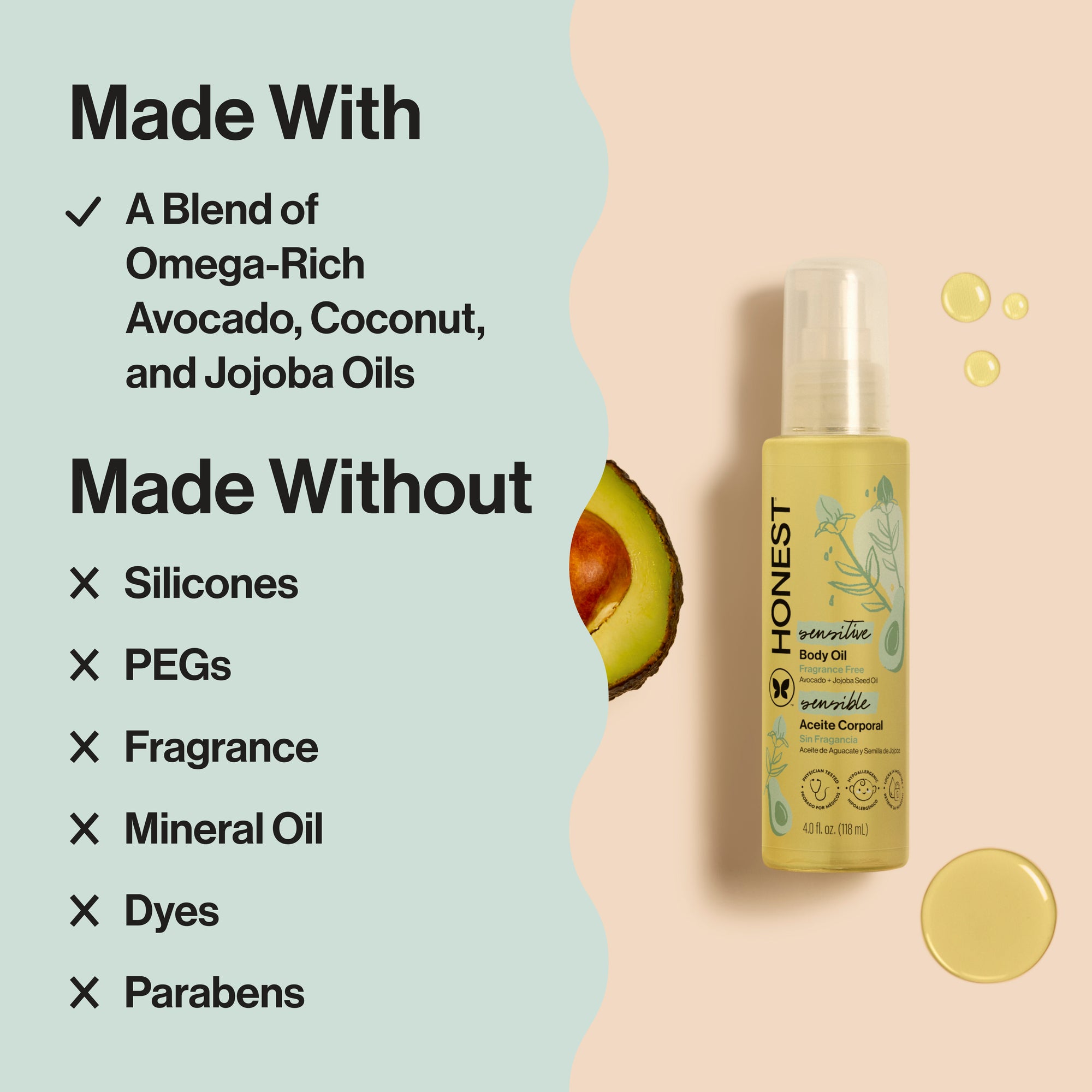 Body Oil, Sensitive - Image 4