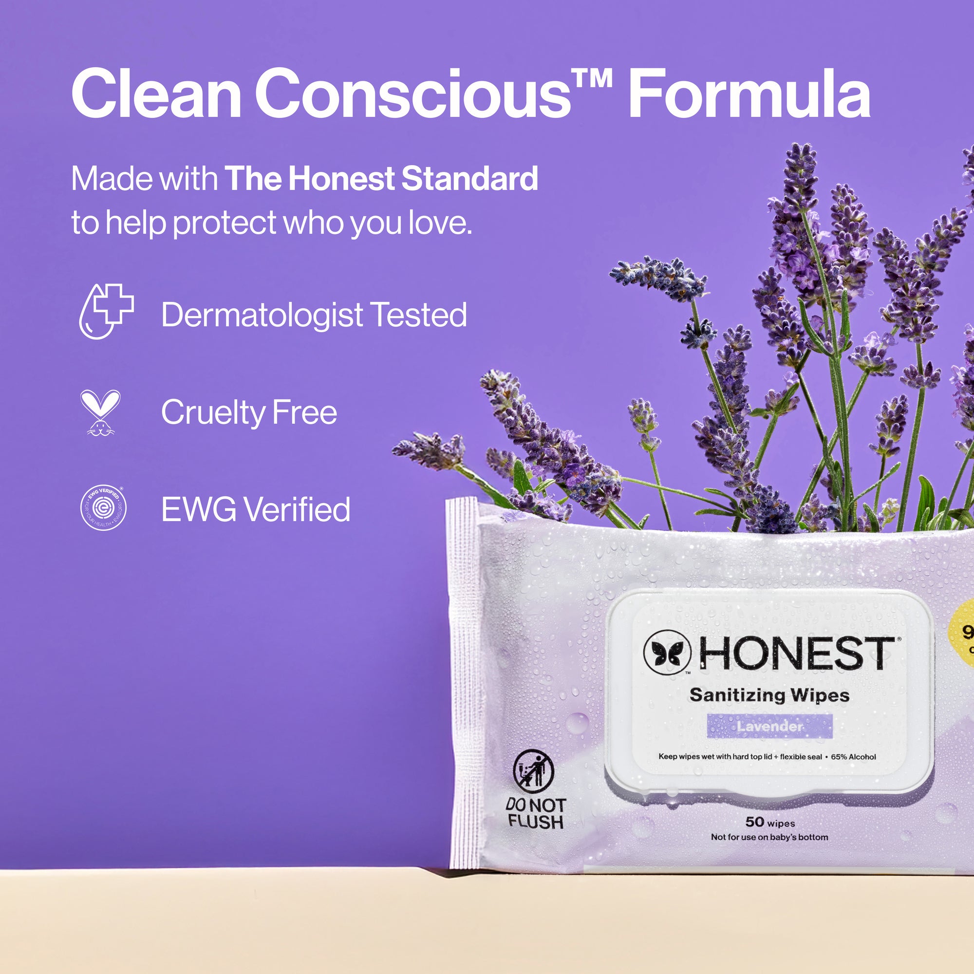 Sanitizing Alcohol Wipes, Lavender Field - Image 9