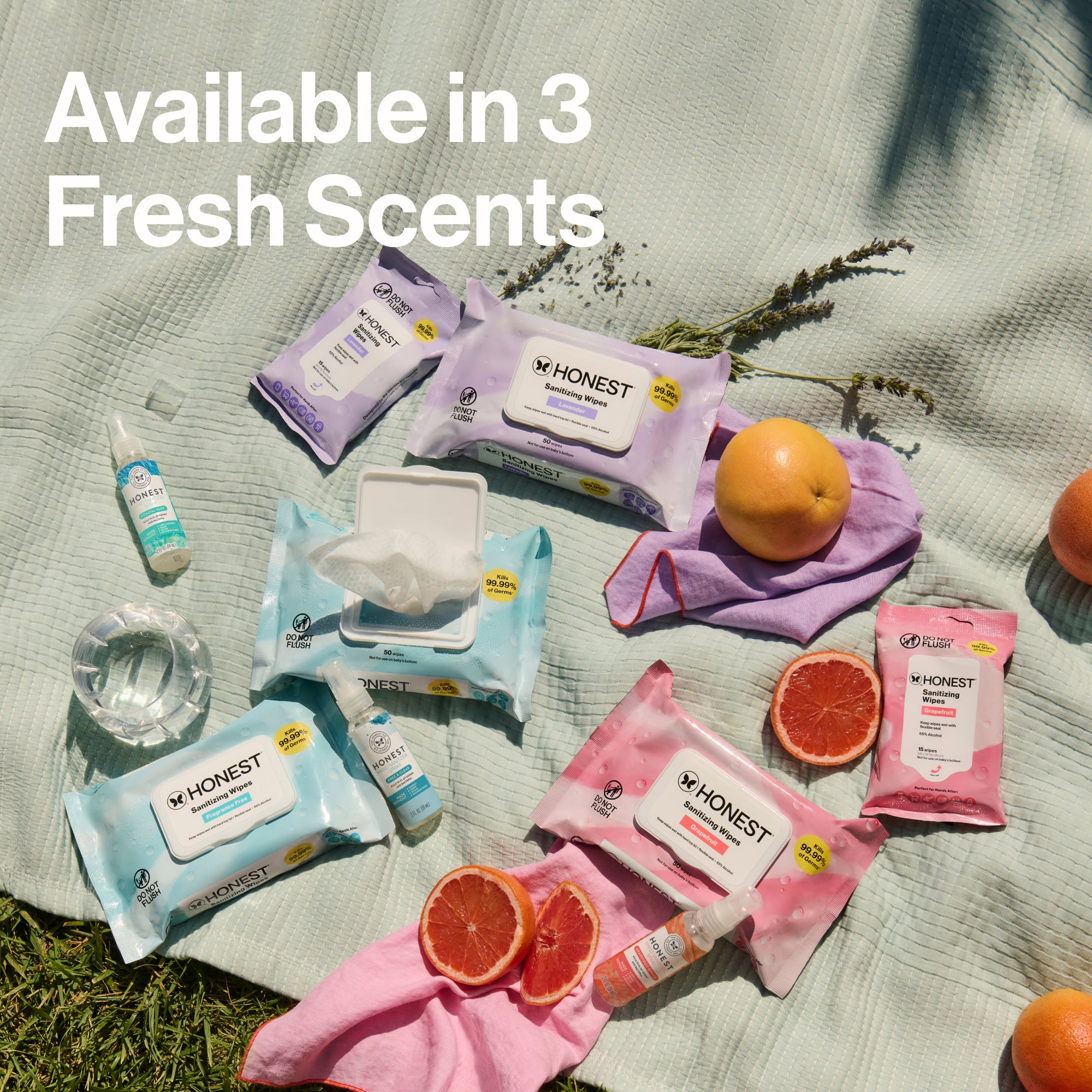 Sanitizing Alcohol Wipes, Lavender Field - Image 10