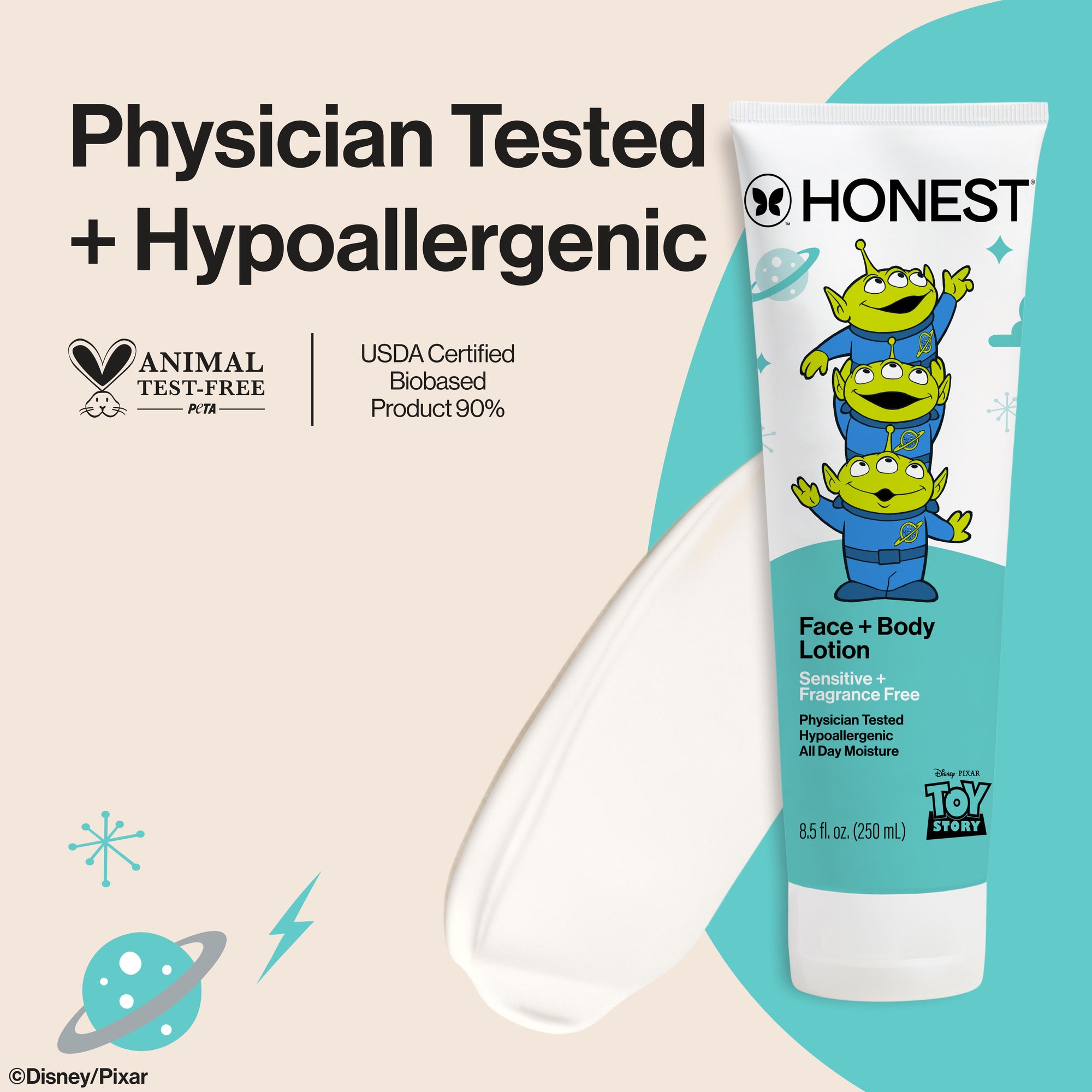 Alternative view of Disney and Pixar's Toy Story Face + Body Lotion, Sensitive