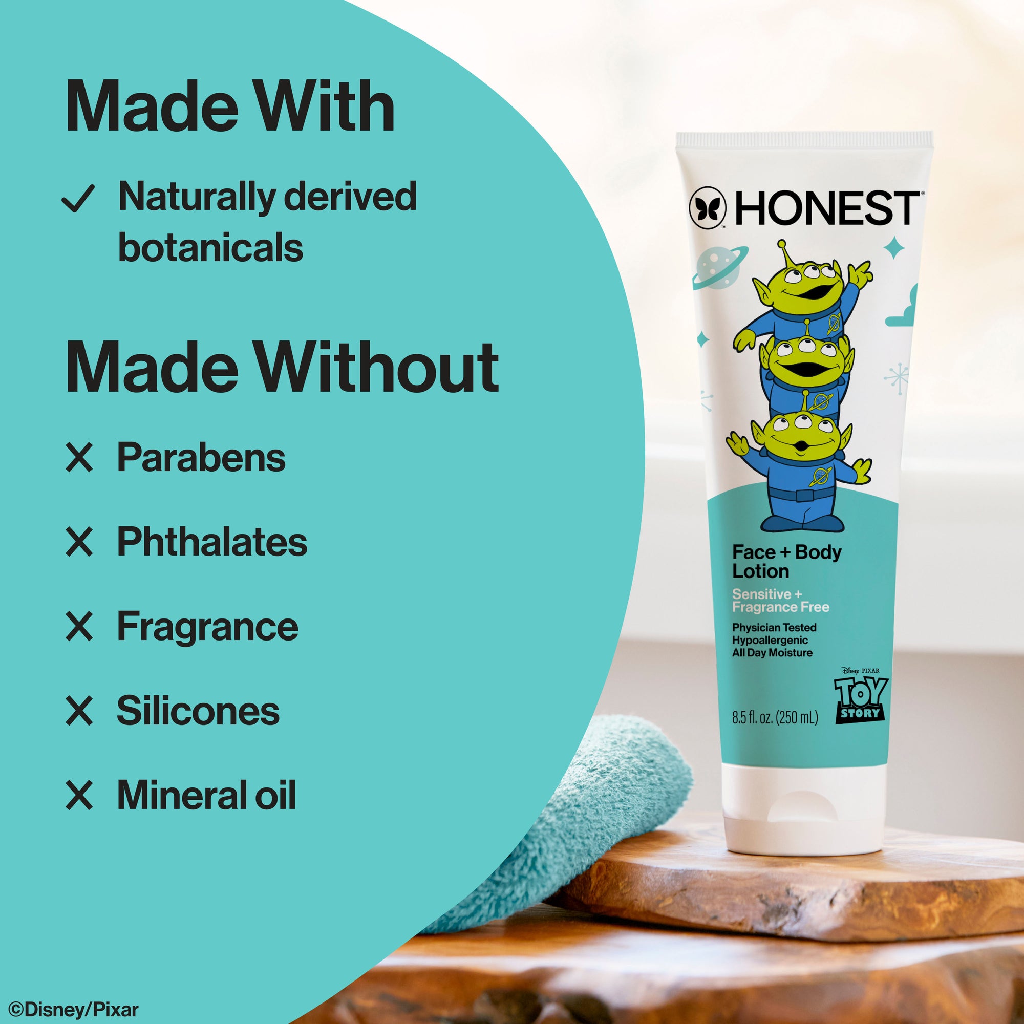 Disney and Pixar's Toy Story Face + Body Lotion, Sensitive - Image 4