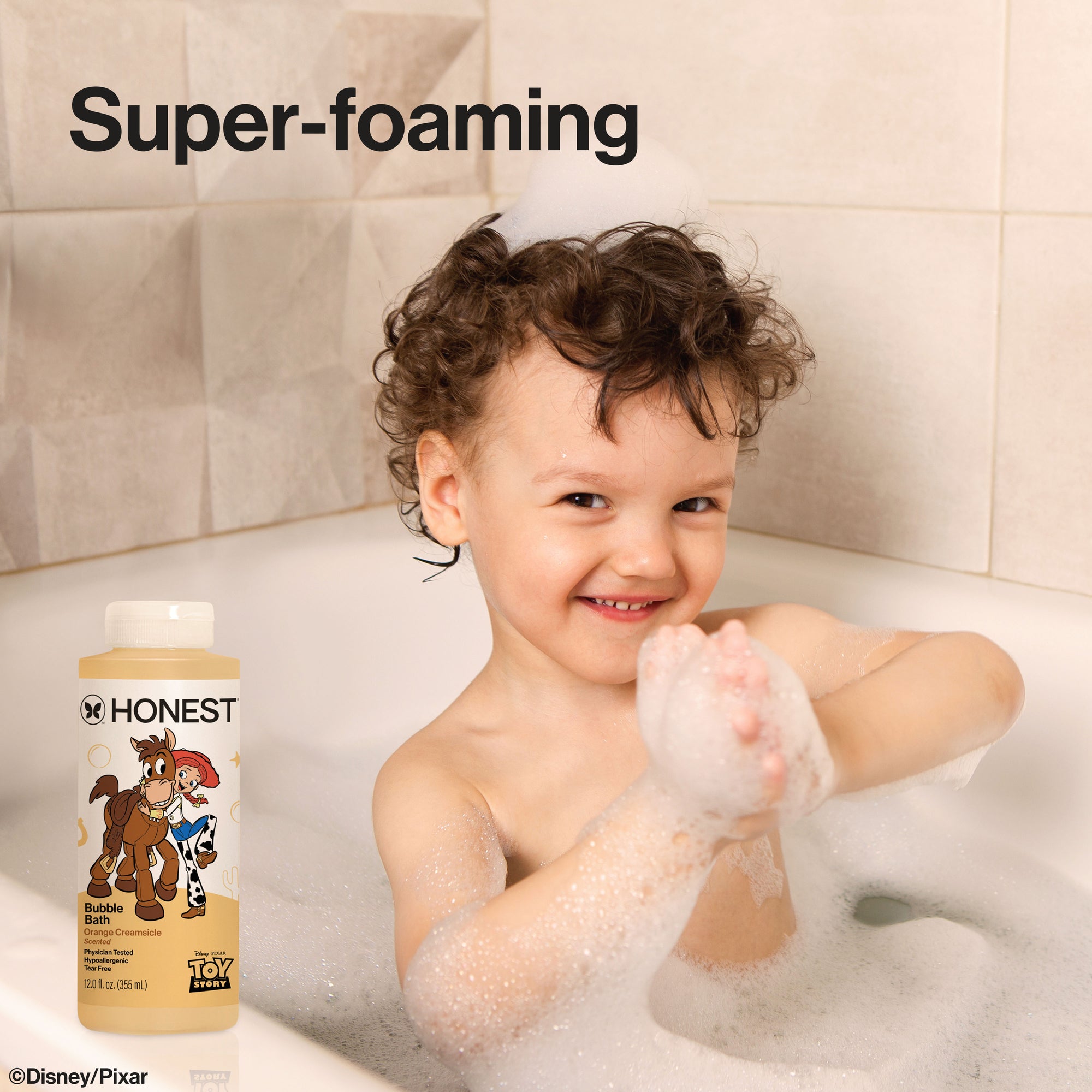 Disney and Pixar's Toy Story Bubble Bath, Orange Creamsicle - Image 3