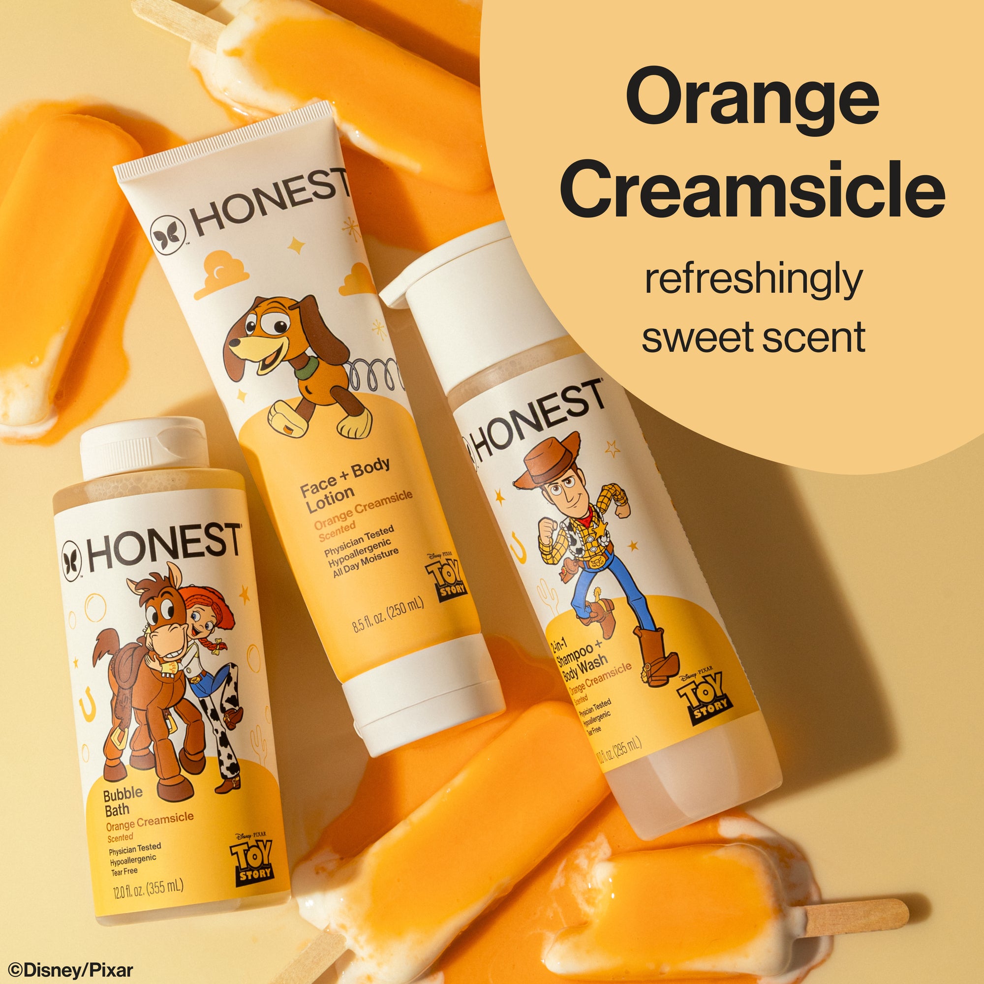 Disney and Pixar's Toy Story Bubble Bath, Orange Creamsicle - Image 6
