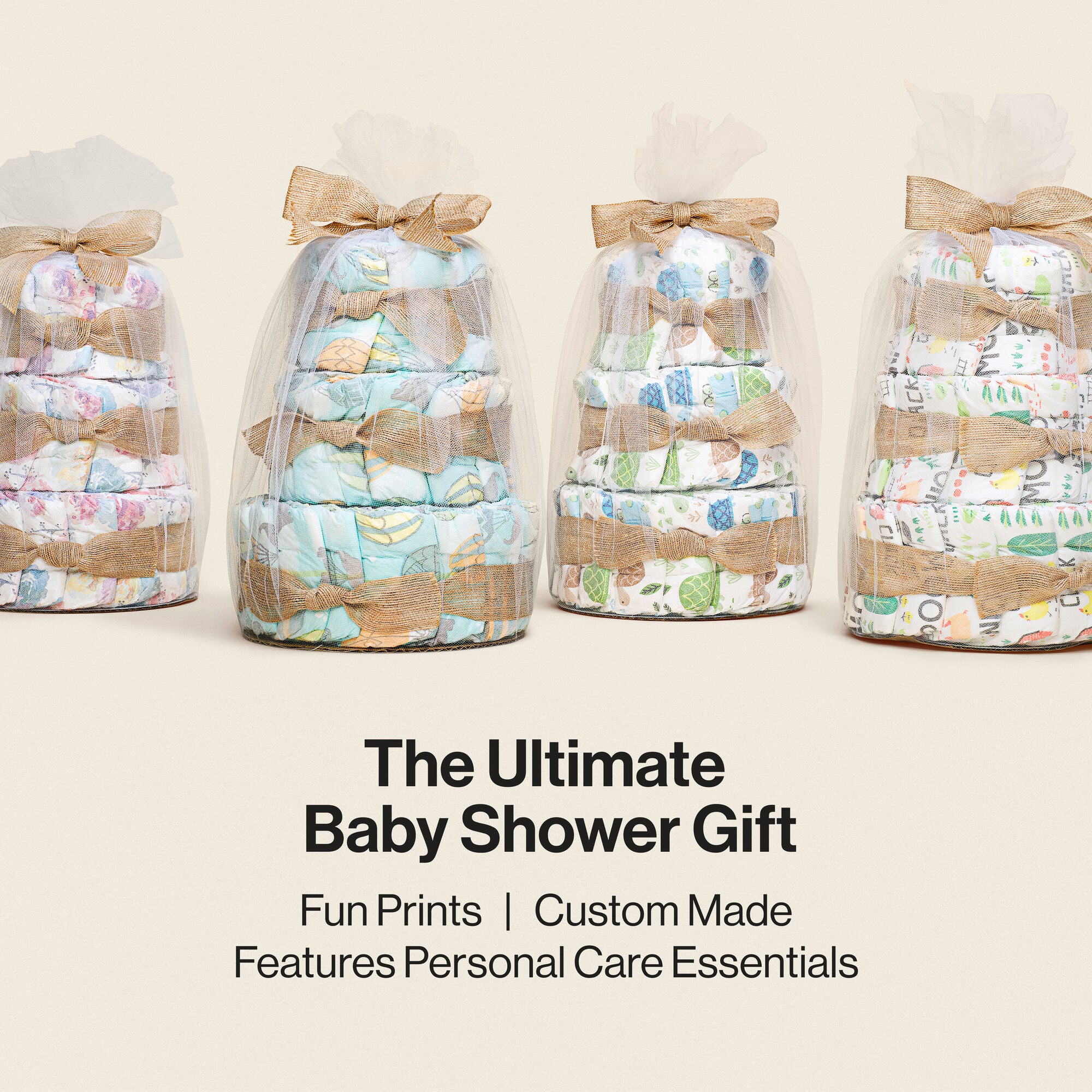 Alternative view of Diaper Cake, Barnyard Babies