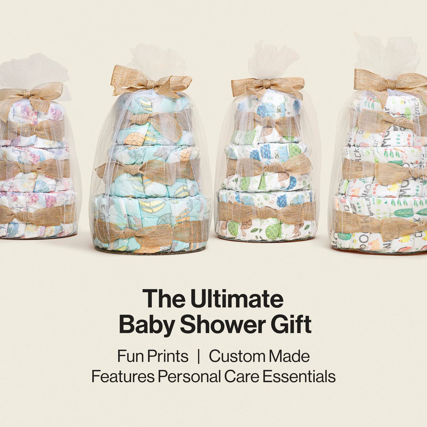 Alternative view of Diaper Cake, Above It All